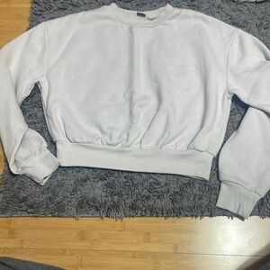 off white cropped hoodie